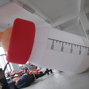 Inflatable Holland Milk Bottle <b>Balloon</b> with Digital Printing Waterproof & Easy Setup for Advertising Events - Product Image 1