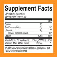 OEM HALAL Vitamine D3 K2 Goutte Liquide Magnésium Calcium Os Santé Immunitaire Suppléments 50000iu Gouttes de Vitamine D3 K2
