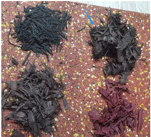 Granulés de caoutchouc colorés <span class=keywords><strong>pour</strong></span> aire de jeux, directement de l'usine, sans impuretés, <span class=keywords><strong>pour</strong></span> les parcs d'attractions - Product Image 1