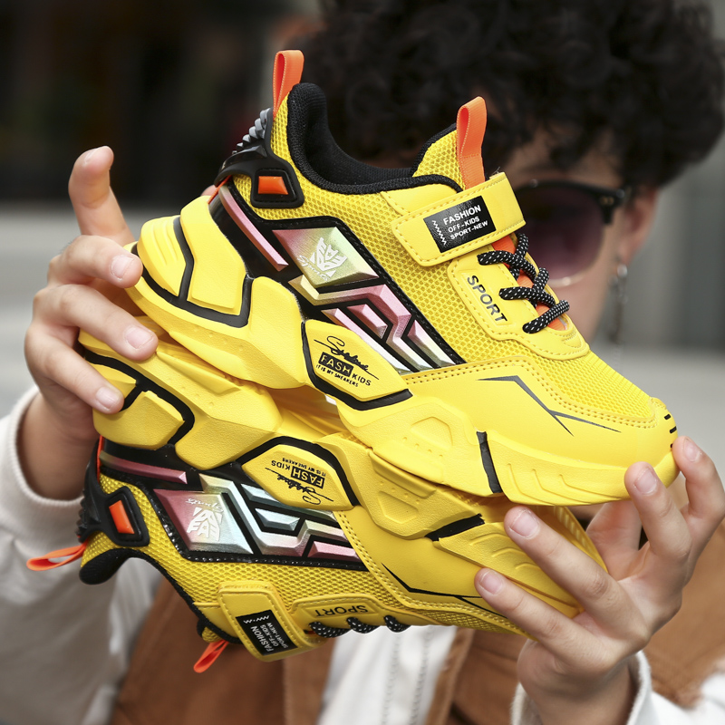 Niños holgazán niños zapatos con luz niños zapatillas brillantes 2018 primavera Niños holgazán niños zapatos con luz niños zapatillas brillantes 2018 primavera