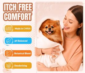 Shampooing et après-shampooing pour animaux de compagnie de marque privée pour chiots à peau sensible et qui démange <span class=keywords><strong>Meilleur</strong></span> shampooing pour chien contre les odeurs - Product Image 3