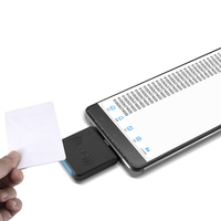Lector RFID portátil sin contacto de 13,56 Mhz ISO14443A Lector NFC externo Android