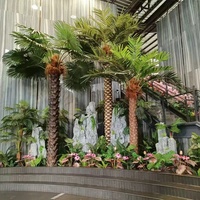 Dubaï Royal Simulation D'arbre Phoenix grand Palmier Dattier Artificiel