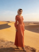 Ensemble jupe deux pièces plissé Miyaki de haute qualité pour femme, couleur unie, grande taille, élégant, modeste, décontracté, style turc, pour soirée, Moyen-Orient, 2026