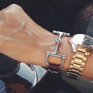 New Latest Models <strong>Horse</strong> <strong>Bracelet</strong> Equestrian Jewelry Leather Chain 316l Stainless Steel Silver Snaffle Bit <strong>Bracelet</strong> for Women Men - Product Image 4