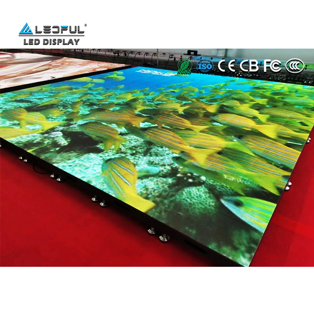 LED Video Floor Dance Floor LED Display Interactive LED Floor Tile Screen Stage LED Screen