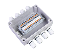 Boîtier de jonction électrique étanche IP65 en ABS pour système d'éclairage extérieur
