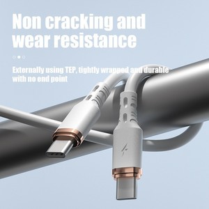 Type C To Type C Data Cable Tpe Material Fast Charging For <b>Phones</b> And Tablets - Product Image 5