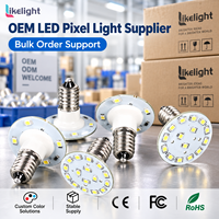 Lampe LED Pixel E14 Haute Tension 40mm RGB pour Éclairage Décoratif, Signalisation de Manèges et Éclairage Commercial