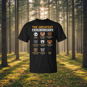 Camiseta vintage con diseño de los mejores osos del mundo, tipos de osos - Product Image 3