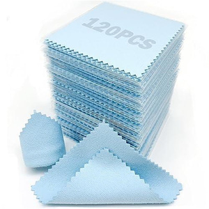 Chiffon de nettoyage et de polissage pour bijoux en microfibre bleu GOGKO Premium pour tous vos objets les plus précieux - Product Image 4