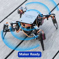 Kit de Robot Araña Biónico ACEBOTT, Cuadrúpedo, DIY, Educación en Programación, Codificación, ESP8266 Wifi ESP32 para Arduino Uno R3, Robótica