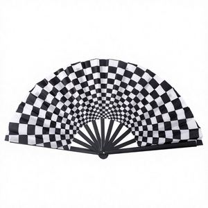 Éventail pliant en bambou de 33 cm (13 pouces) pour la danse, à bruit sonore, peint, personnalisable en couleur et avec logo, classique fait main - Product Image 3
