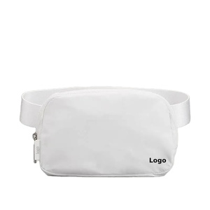 Tùy chỉnh màu trắng nhỏ Crossbody Fanny gói Sling Bag cho nam giới thể thao chạy ngực eo Pouch ở khắp mọi nơi vành đai túi không có đánh giá YE - Product Image 2