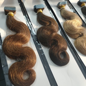 จัสมินบิวตี้ ขายดี ผมต่อแบบเทปยุโรป ผมแท้ 100% คุณภาพสูง หลากหลายสี สำหรับผู้หญิง - Product Image 1