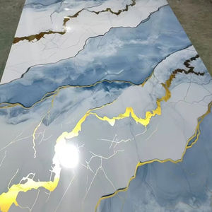3mm Panel De Pared De Mármol Para Interiores De PVC Con <span class=keywords><strong>Pelicula</strong></span> UV Impermeable De China - Product Image 1
