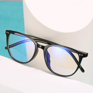Lente transparente fina ovalada de estilo <span class=keywords><strong>General</strong></span> ultraligero para mujer y hombre, decoración de Ojos de PC, Marcos ópticos para <span class=keywords><strong>gafas</strong></span> de bloqueo de luz azul - Product Image 4