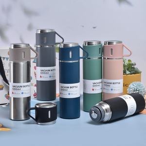 Frasco de vacío de botella de agua de acero inoxidable de doble pared de boca ancha personalizado para exteriores - Product Image 1