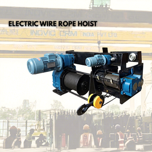 Polipasto Eléctrico de Cable de 7.5 Toneladas, Elevación de 6m, Diámetro de Cable de 22mm, Ruedas CT Reforzadas, Sistema de 2/4 Caídas, Control Remoto, para Hoteles - Product Image 1