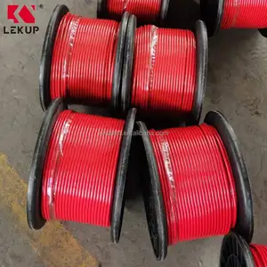 Cavo in filo di acciaio zincato cavo rivestito in vinile cavi per aerei 7x7 3MM-5MM filo di acciaio rivestito in <span class=keywords><strong>PVC</strong></span> - Product Image 4