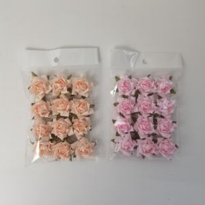 ราคาขายส่ง ดอกไม้ทำมือ DIY กุหลาบขนาดเล็ก ดอกไม้กระดาษ ใช้สำหรับตกแต่งบ้าน โรงเรียน DIY - Product Image 5