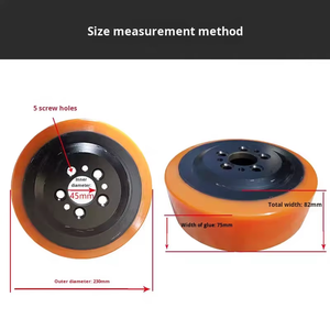 Jungheinrich Ece 225 Bt Linde Nog Vorkheftruckbevestigingen Polyurethaan Aandrijving Wielonderdeel Nummer 50460101 230*75Mm - Product Image 5