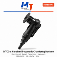 Machine à chanfreiner pneumatique portative 30000 tr/min, outil de chanfreinage à air 45 degrés, débavurage d'angle en C/R, 0-3 mm, roulement japonais IJK