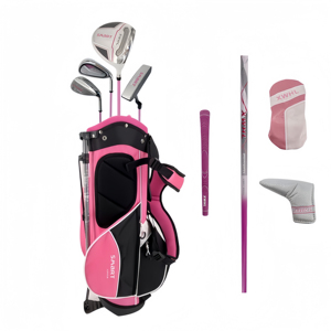 Set Completo di Mazze da Golf Personalizzato Junio per Destrorsi con Driver, Ferri, Putter e Borsa, Asta in Grafite e Acciaio per Bambini dai 5 ai 12 Anni - Product Image 2
