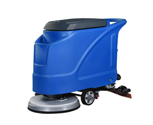 Épurateur de sol automatique de haute qualité professionnel à usage industriel commercial côté de brunissage à poussée manuelle électrique - Product Image 6