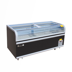 Présentoir de crème glacée <span class=keywords><strong>réfrigérateur</strong></span> dessus de vitrine porte coulissante en verre îlot horizontal coffre congélateur profond <span class=keywords><strong>réfrigérateur</strong></span> - Product Image 1