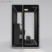 Studio moderne cabine acoustique insonorisée musique studio acoustique réunion pod espace privé cabines de son