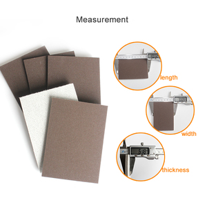 <span class=keywords><strong>Lija</strong></span> de espuma cuadrada roja de 70*100mm para uso en húmedo o seco, con flocado de doble cara, para pulido de coches, metal, madera y paneles de yeso. - Product Image 2