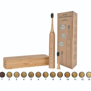 Vente flash - <span class=keywords><strong>Brosse</strong></span> à dents sonique portable pour les voyages, 5 vitesses, avec tête en <span class=keywords><strong>bambou</strong></span> biodégradable et boîte - Product Image 6