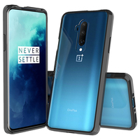 Étui de téléphone hybride transparent en TPU avec panneau arrière en acrylique rigide antichoc de 1,5 mm d'épaisseur pour One Plus 7 Pro