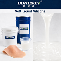 Caoutchouc de silicone RTV-2 Platinum Cure pour la fabrication de jouets sexuels pour adultes, ultra-doux, faible dureté, haute élasticité, sans fuite d'huile