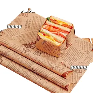 Toptan özel yüksek kaliteli ambalaj kraft kağıt gıda ambalaj için sıcak satış lüks ambalaj kağıdı.