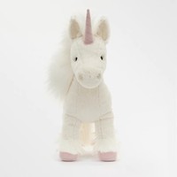 Peluche Apaisante Cheval Éthéré 31-50cm pour Soulagement du Stress Compagnon Doux en Peluche pour Jeunes Inclut un Protège-Poussière Gratuit