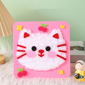 Enfants à la main <span class=keywords><strong>couture</strong></span> créative dessin animé laine broderie photo faisant des matériaux 3-6 <span class=keywords><strong>ans</strong></span> filles éducatifs bricolage jouets - Product Image 2