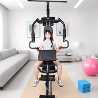 Proveedor de equipos de gimnasio en casa, máquina de gimnasio todo en uno, máquina Smith, gimnasio en casa comercial ligero
