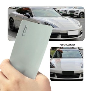 Film de protection automobile gris craie PET Premium, style Nardo, super brillant, film de style automobile craie, fournisseur, prix usine - Product Image 1