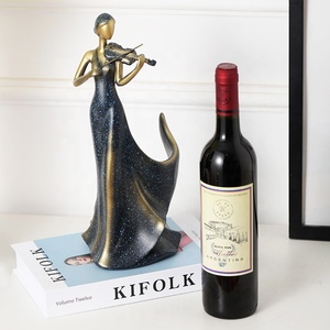 Ornement créatif de <span class=keywords><strong>violon</strong></span> de casier à vin en résine haut de gamme pour l'entrée de la maison Table à manger meuble TV <span class=keywords><strong>d</strong></span>écoration élégante - Product Image 4