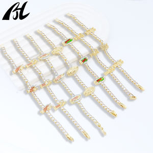 गुडालुपे हीरे के कंगन की C-679 कुंवारी, तामचीनी आकर्षण सोने के शानदार गहने, क्रॉस-बॉर्डर सप्लाई - Product Image 6