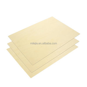 1/8 pouces feuille de tilleul <span class=keywords><strong>bouleau</strong></span> contreplaqué 3mm feuilles de bois pour brûler Laser modèle architectural <span class=keywords><strong>dessin</strong></span> peinture gravure artisanat - Product Image 5