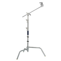LCS-S50 Magic Leg C-stand Crossbar Photography Top Fill-light Telescoping Boom Stainless Steel 10kg+ Load Capacity