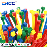 Bridas para cables de nailon 66 multicolor de 3.6*200mm, autoblocantes, de plástico, para gestión de cables, venta al por mayor de fábrica