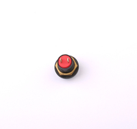 Toowei Ip67 Interrupteur à bouton-poussoir étanche 12mm avec deux broches momentanées normalement ouvertes