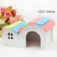Neue Design Bunte PVC bord Hamster Nest Kleine Tier Pet Häuser