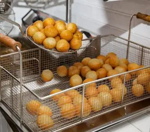 Automatische Loukoumades Mini Donut Balls Maker Maschine Mochi Donut Making Machine zum Verkauf
