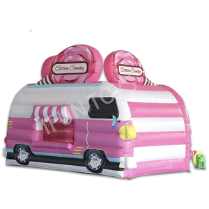 Bar gonfiabile portatile all'aperto della bevanda del caffè del supporto di concessione dello zucchero filato del camion della cabina dell'automobile dell'alimento per le vendite - Product Image 1