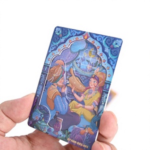 Baraja de Cartas Oráculo Personalizadas con Temática de Dubái, Arte en Vidrio con Estampado Dorado, Caja de Papel Ecológica - Product Image 3